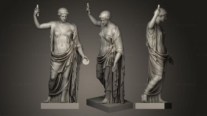 Статуи античные и исторические (Гера Барберини, STKA_0291) 3D модель для ЧПУ станка